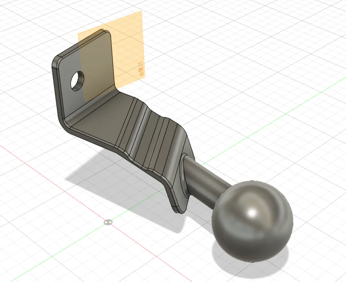 E46 Phone mount 1 inch ball remix from Samuel Moor — modelo 3D