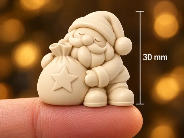 Mini Sleepy Santa – 30 mm — modelo 3D