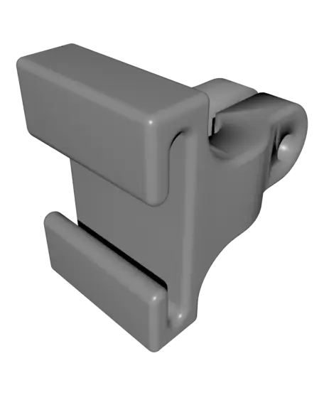 5/16" Post, Ribbon Cable Mount (Raspberry Pi Cam) — modelo 3D