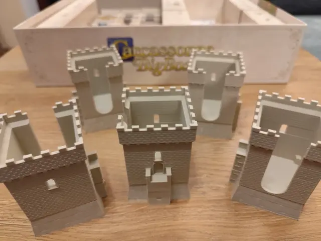 Carcasonne tower for tiles — modelo 3D