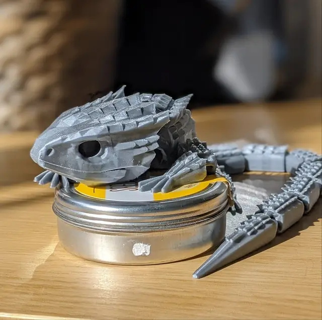 Red-Eyed Crocodile Skink - Articulated — modelo 3D