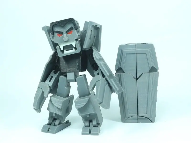Transformable Dracula for Halloween — modelo 3D