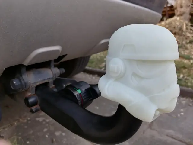 Stormtrooper helmet towing hook cover — modelo 3D