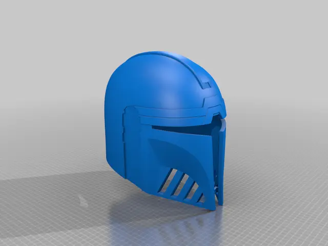 Star Wars Hunters inspired Mandalorian Helmet — modelo 3D
