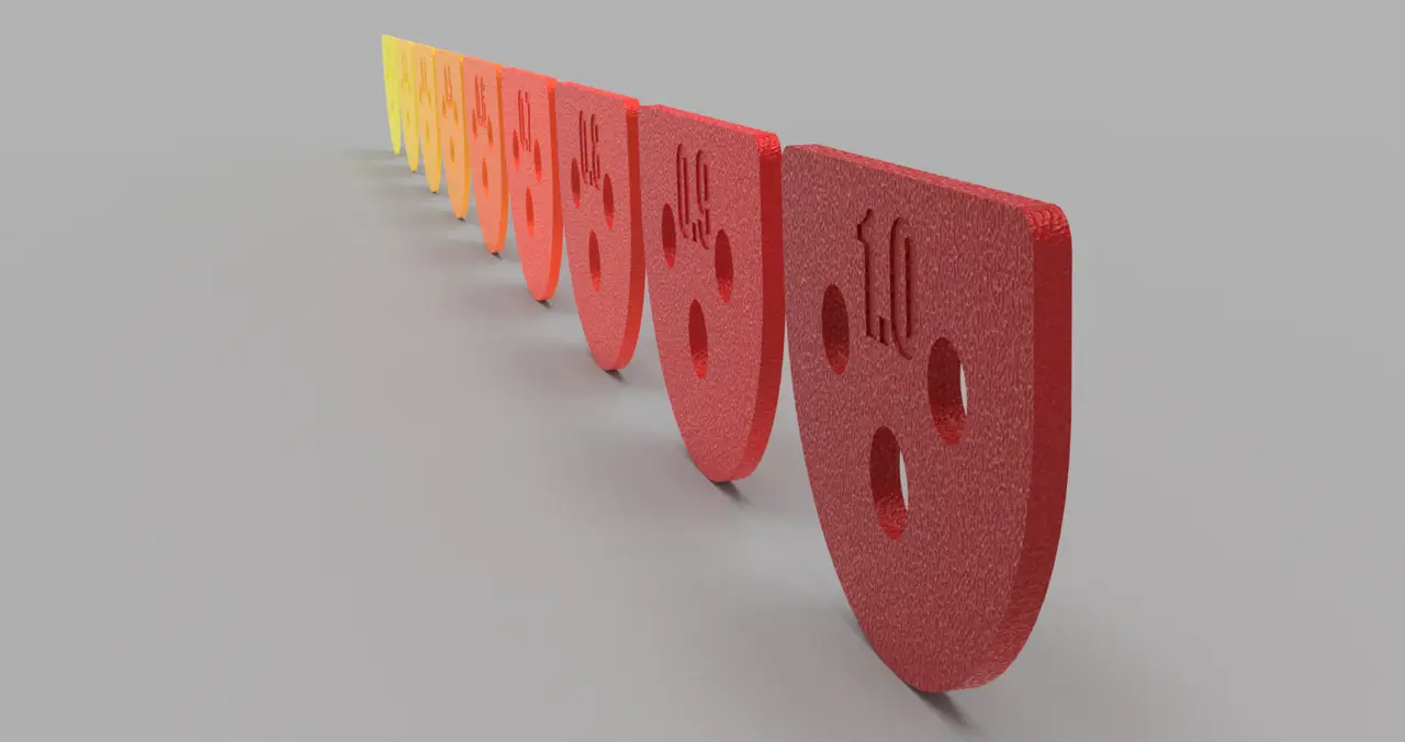 Bed Shims - Fits Creality K1 and K1 Max — modelo 3D