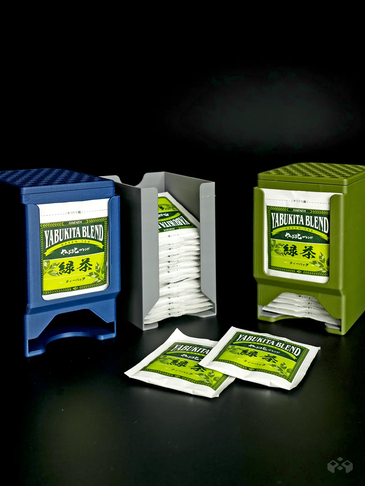Tea Stand – Refillable Slot Organizer for Tea Bags — modelo 3D