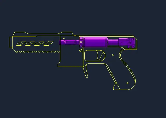 Sturdy Printable Plunger Tube Set - SIGNET v3 Blaster - Nerf — modelo 3D