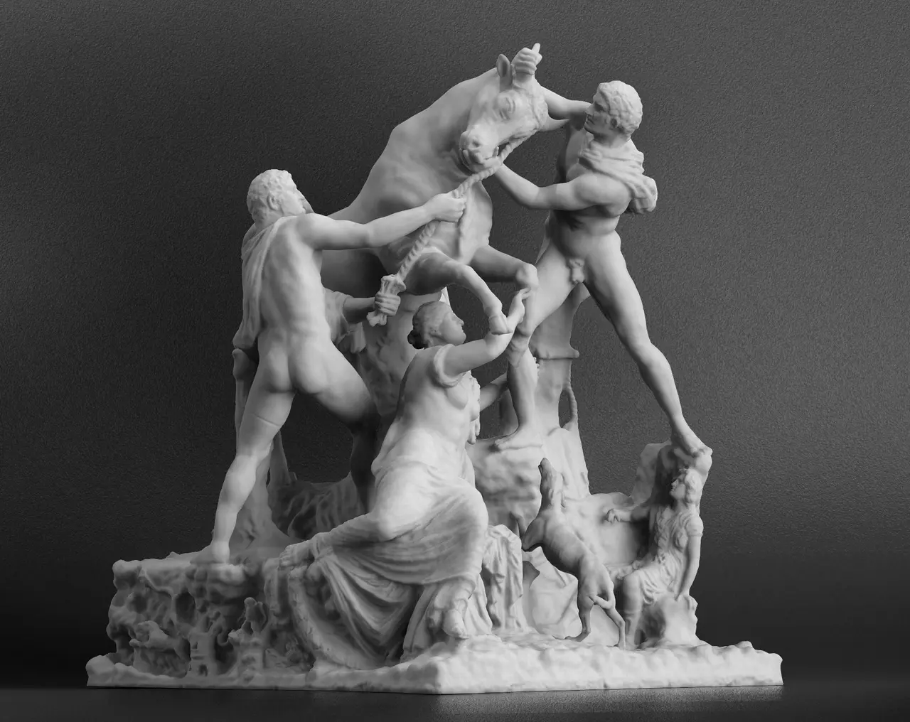 The Farnese Bull — modelo 3D