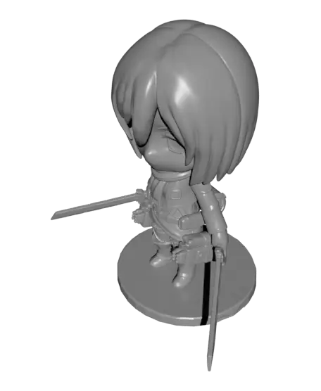 Mikasa Ackerman - Attack on Titan — modelo 3D