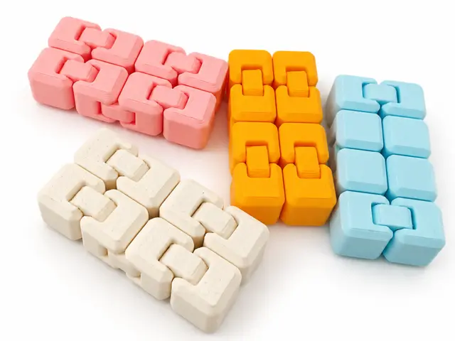 Mini infinity fidget cube — modelo 3D