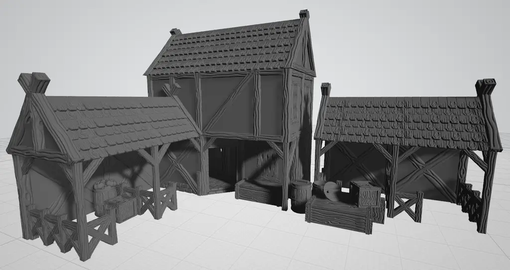 Fantasy Stables — modelo 3D