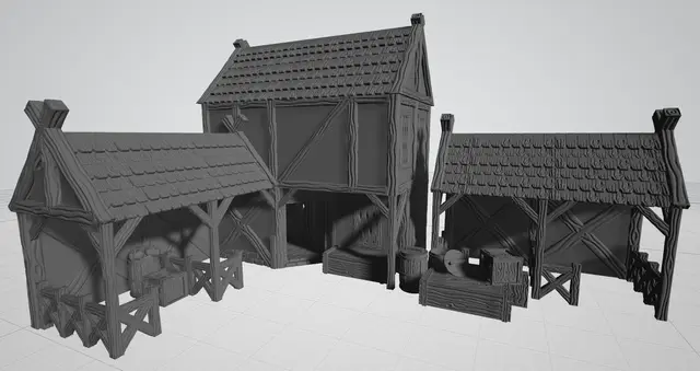 Fantasy Stables — modelo 3D