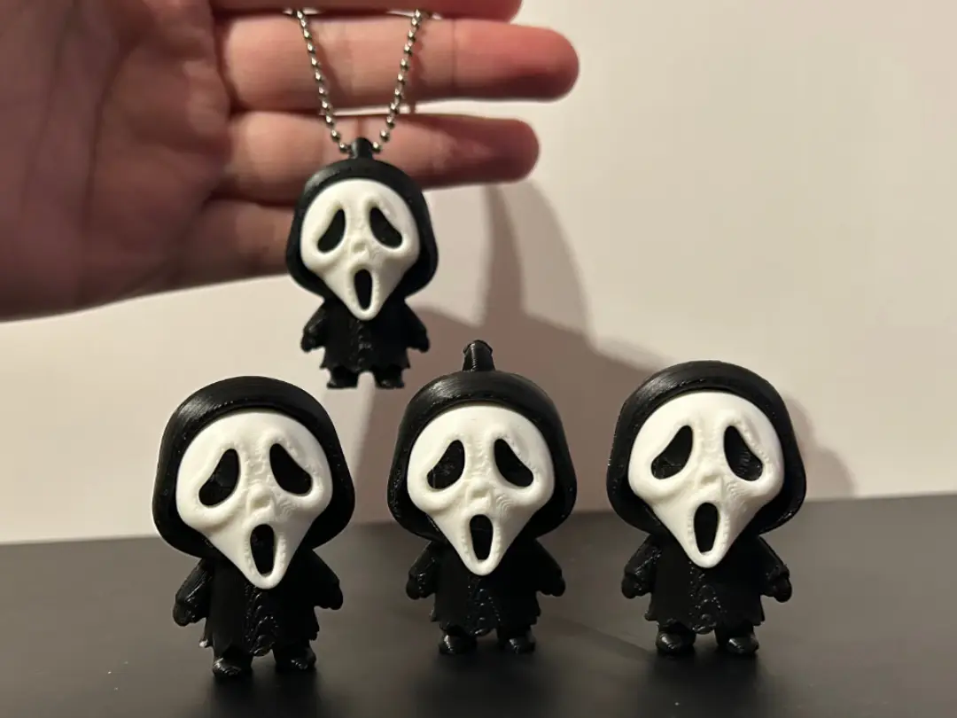 Mini Ghostface - No AMS - toy/keychain — modelo 3D