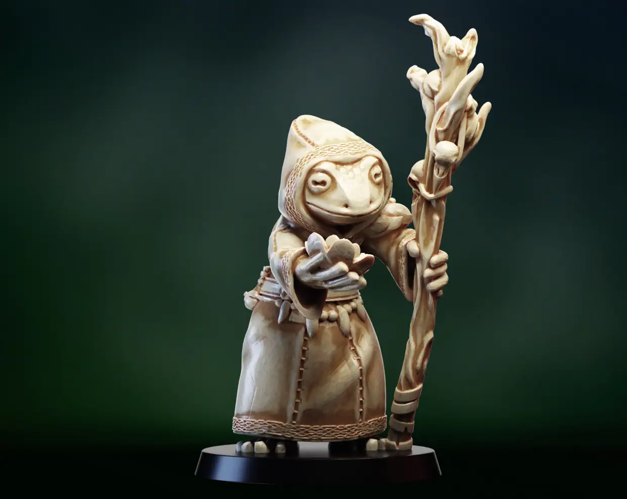 Druid shaman Frogfolk — modelo 3D