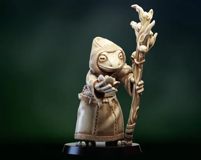 Druid shaman Frogfolk — modelo 3D