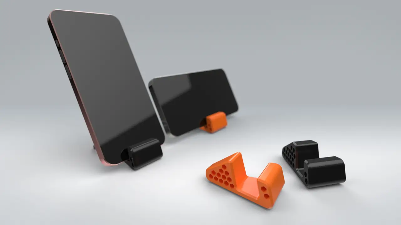 Keychain Phone Stand — modelo 3D
