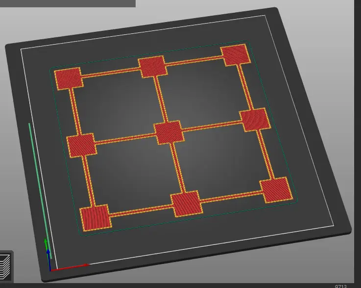 first layer — modelo 3D