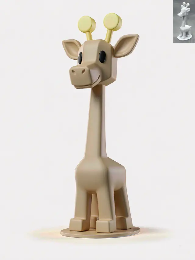 Cute Giraffe — modelo 3D