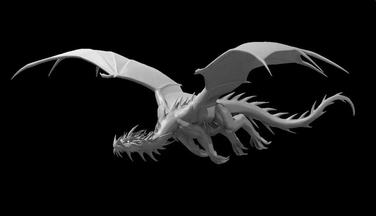 Void Dragon — modelo 3D