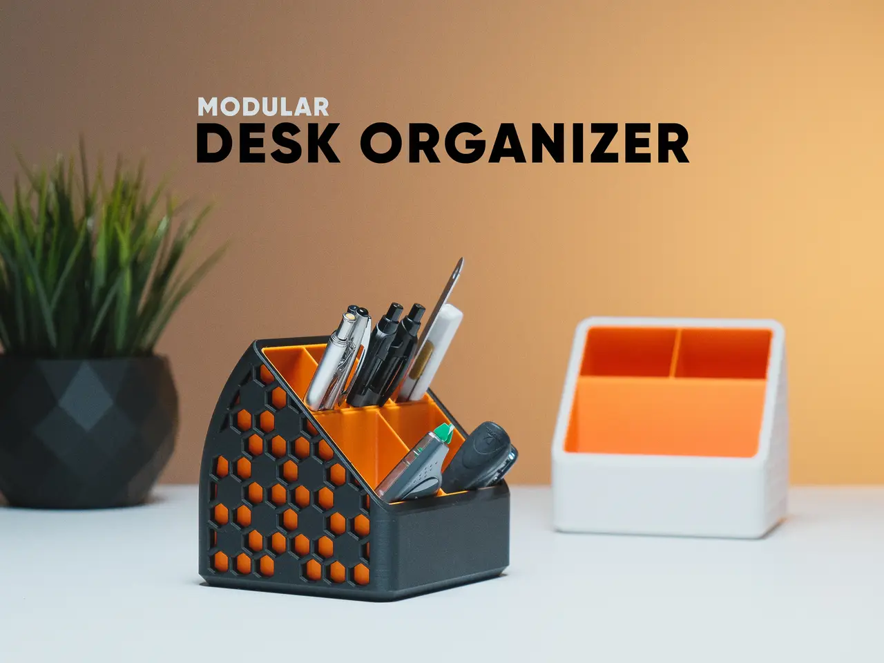 Modular Desk Organizer — modelo 3D