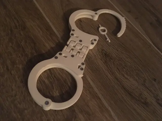 Hinged Handcuffs | Realistic — modelo 3D