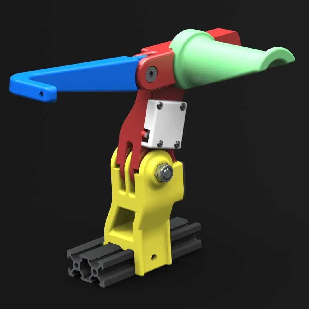 The Smart Spool Holder (with filament tangle & runout sensor) — modelo 3D