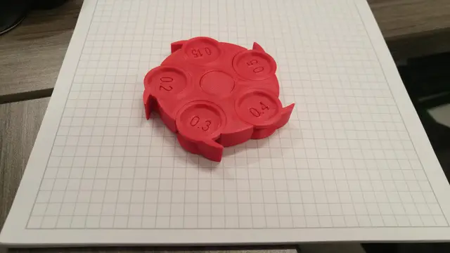 Clearance test spinner — modelo 3D