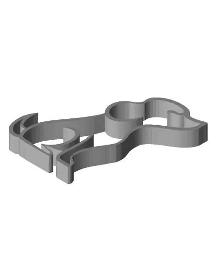 Dog Keychain — modelo 3D
