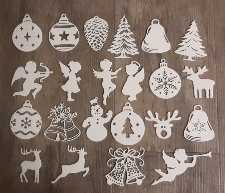 Christmas Tags, Christmas Ornaments 2.0 — modelo 3D