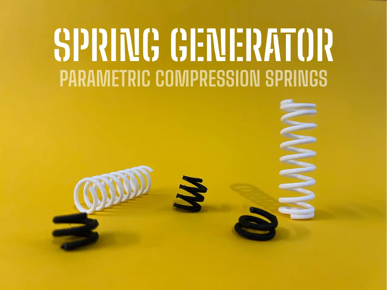 Spring Generator - Parametric Compression Springs — modelo 3D