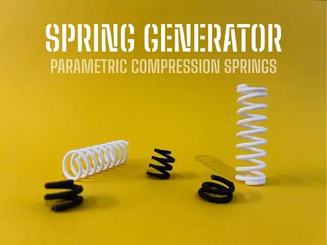 Spring Generator - Parametric Compression Springs — modelo 3D