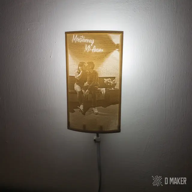 Lithophane lamp — modelo 3D