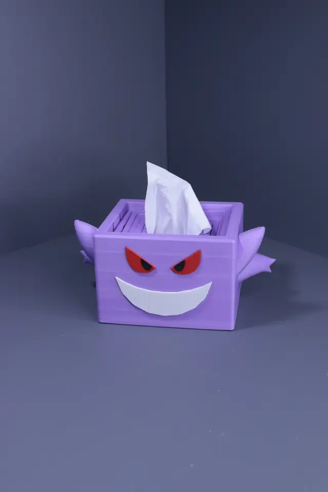 Gengar Pokemon Tissue Box — modelo 3D