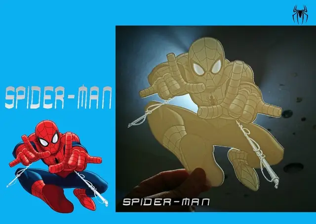 lithophane SPIDERMAN — modelo 3D