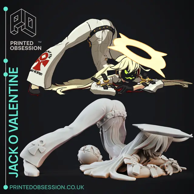 Jack'O'Valentine - Guity Gear - Fanart - 25cm model -#jackochallange — modelo 3D