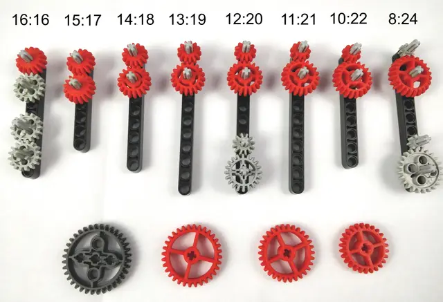 Lego Technic compatible gears with custom sizes — modelo 3D