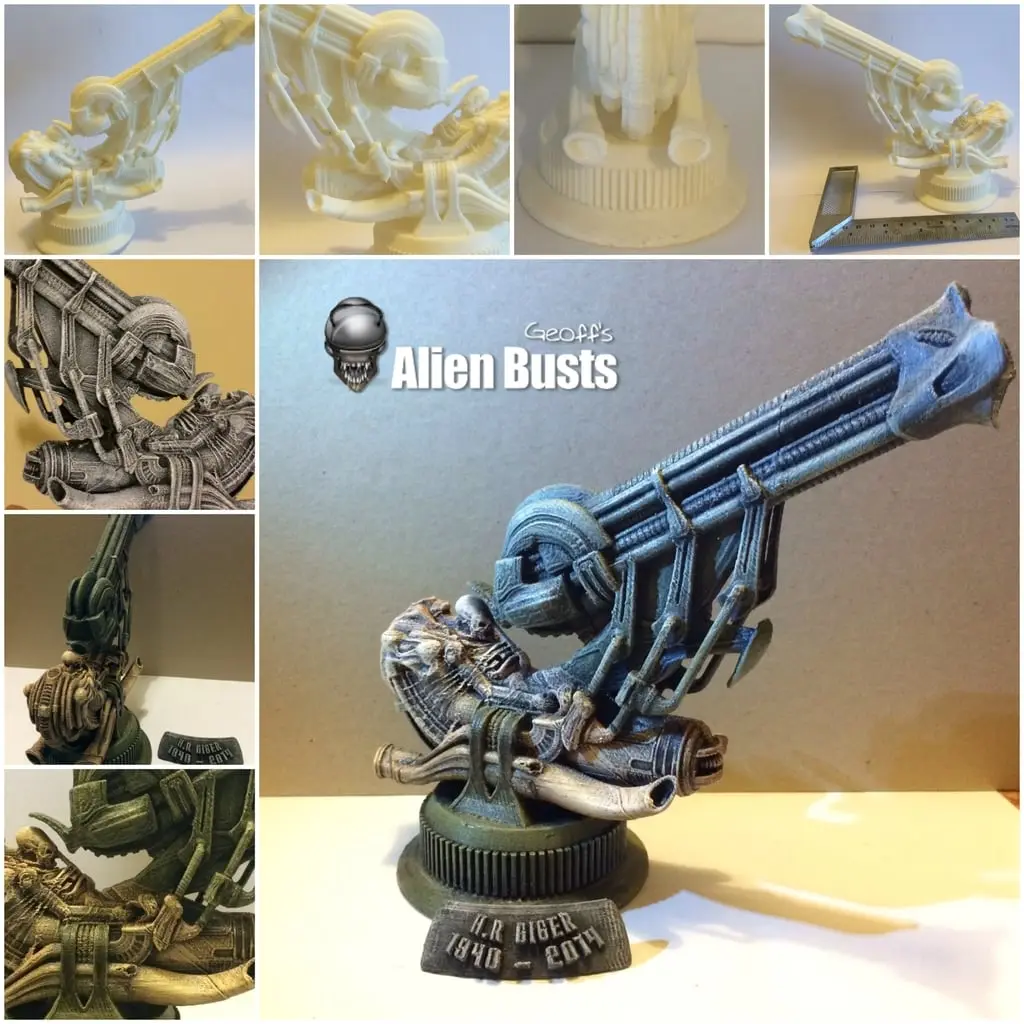 Alien Jockey Commemorative Bust / Model — modelo 3D