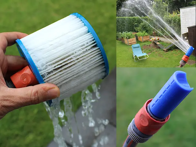 Pool Filter Cartridge Cleaner | Gardena Pressure Nozzle — modelo 3D