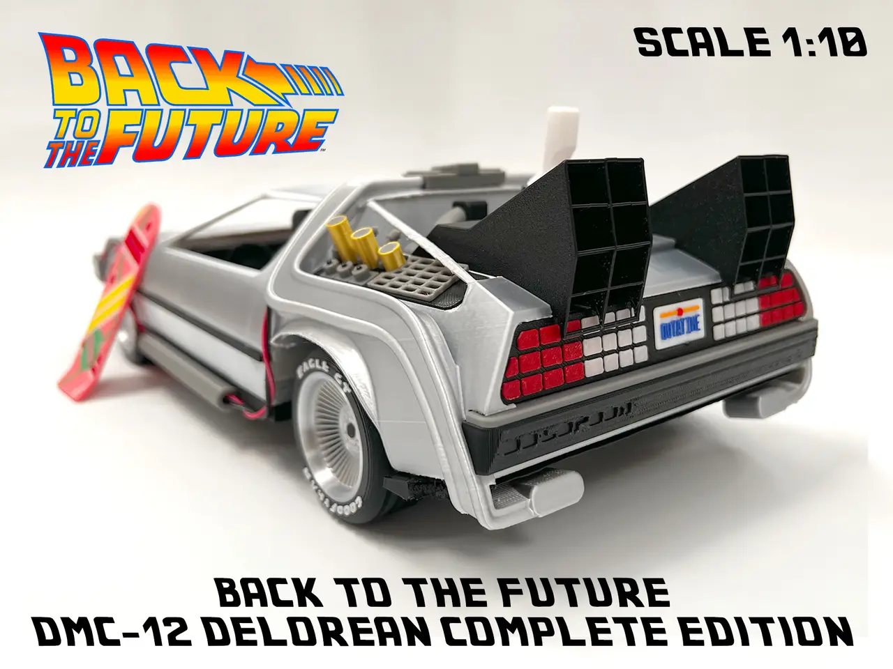 Back To the Future - DeLorean - Complete Edition — modelo 3D