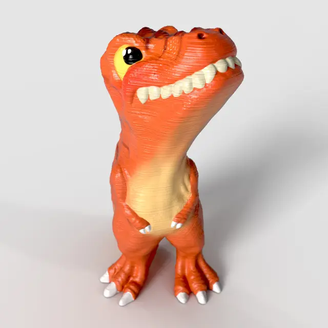 Tiny T_Rex – Cute Baby Tyrannosaurus Dinosaur Easy 3D Print, No Supports Needed — modelo 3D