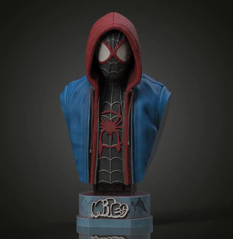 Miles Morales Spiderman — modelo 3D