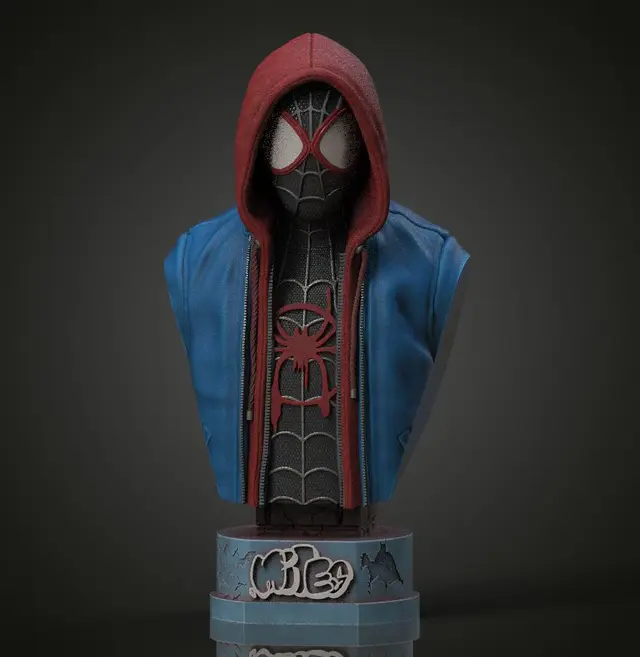 Miles Morales Spiderman — modelo 3D