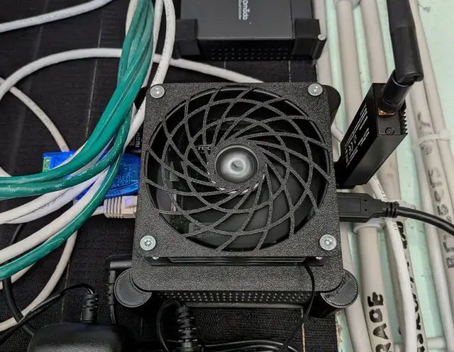 GMKtec G3 Plus 92/80mm fan mod — modelo 3D