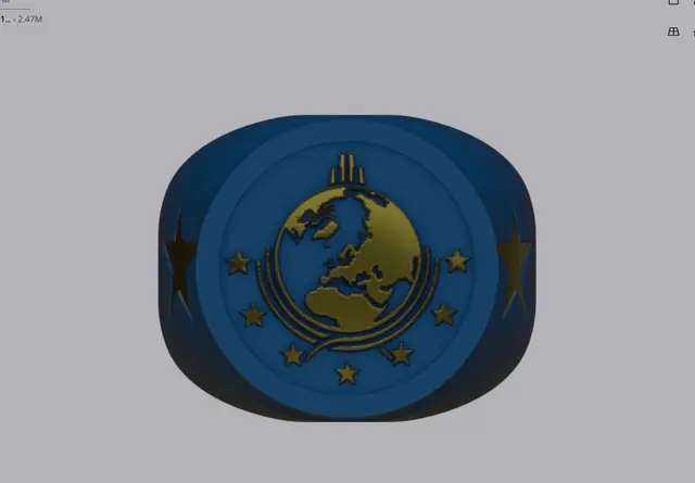 Helldivers Ring — modelo 3D