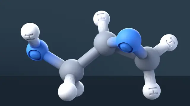 Glycidol 3D Molecular Model — CAS 556-52-5 — modelo 3D