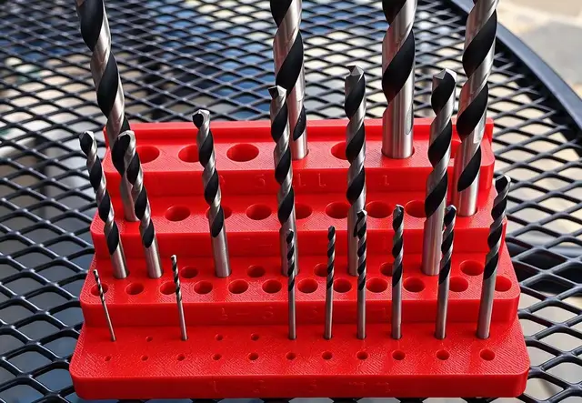 Drill bit holder – version for Ikea Skadis — modelo 3D