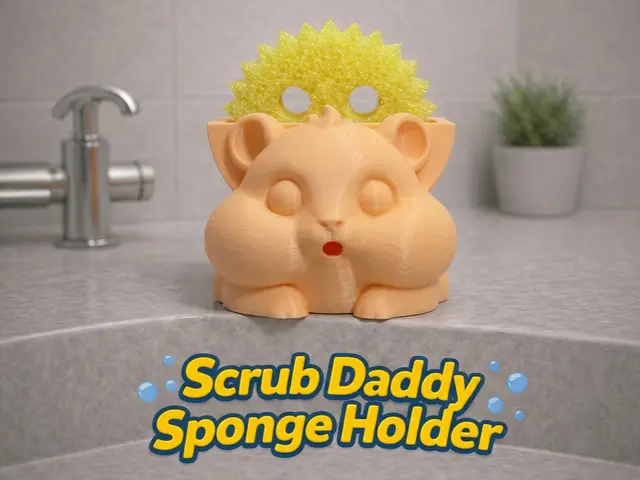 Chippy the Hamster Scrub Daddy Holder — modelo 3D