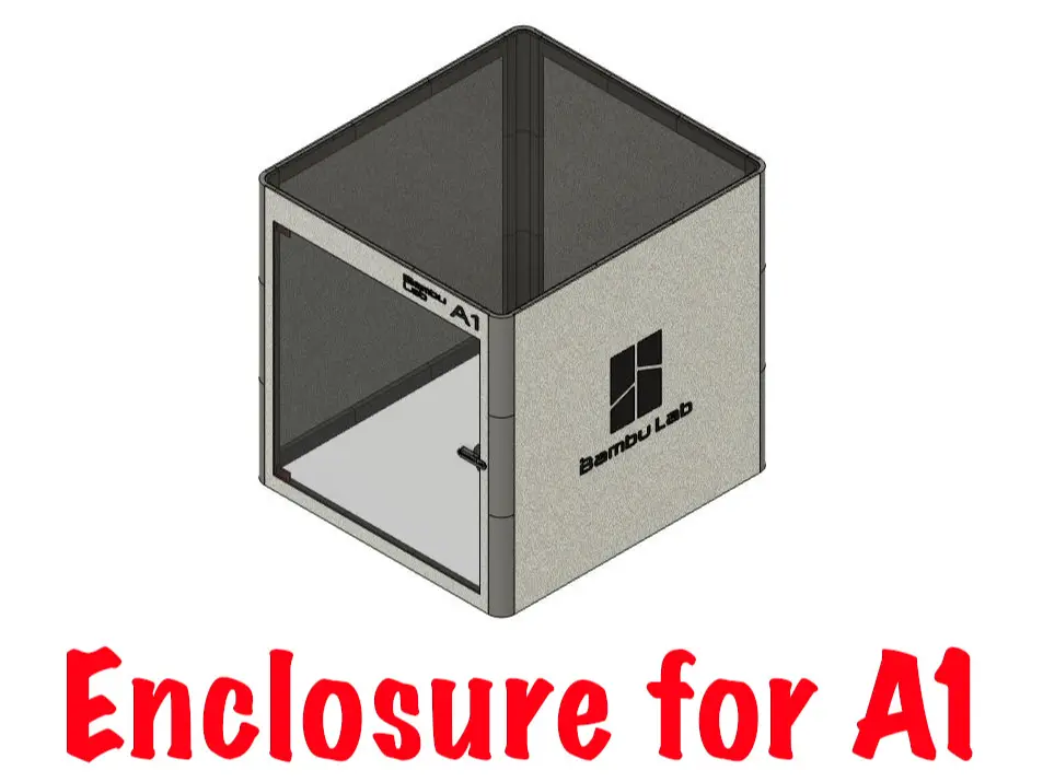 Enclosure for A1 — modelo 3D