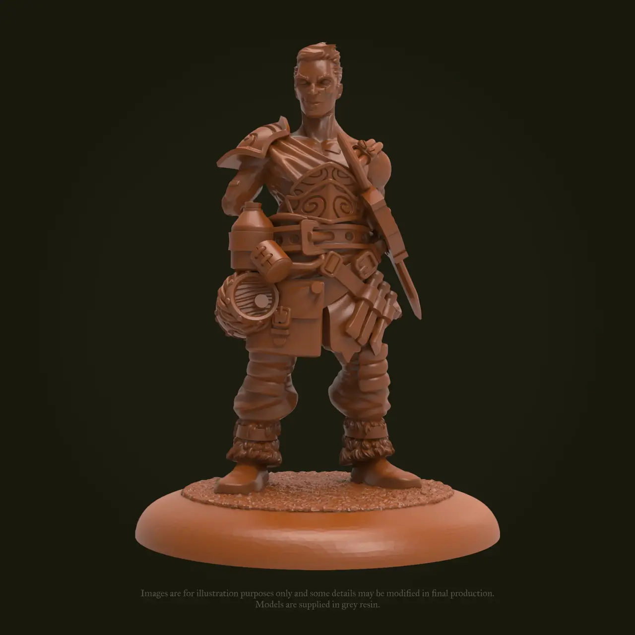 Guild Ball - The Brewer/Mason: Lucky — modelo 3D