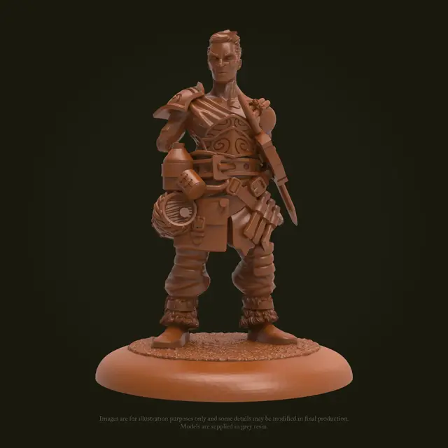 Guild Ball - The Brewer/Mason: Lucky — modelo 3D